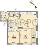 Продам 2-кімнатну квартиру, ЖК Seven, 73 м², без внутрішніх робіт