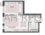 Продам 1-кімнатну квартиру, ЖК TRIIINITY, 52.50 м², без внутрішніх робіт