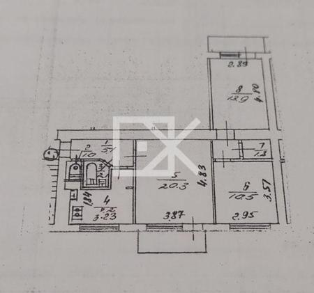 Продам 3-комнатную квартиру