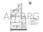 Продам 2-кімнатну квартиру в новобудові, ЖК Еврика, 65.34 м², без ремонту