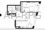 Продам 1-кімнатну квартиру в новобудові, ЖК Terracotta, 43 м², без ремонту