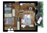 Продам 2-кімнатну квартиру, ЖК Ліпінка, 66 м², без оздоблювальних робіт