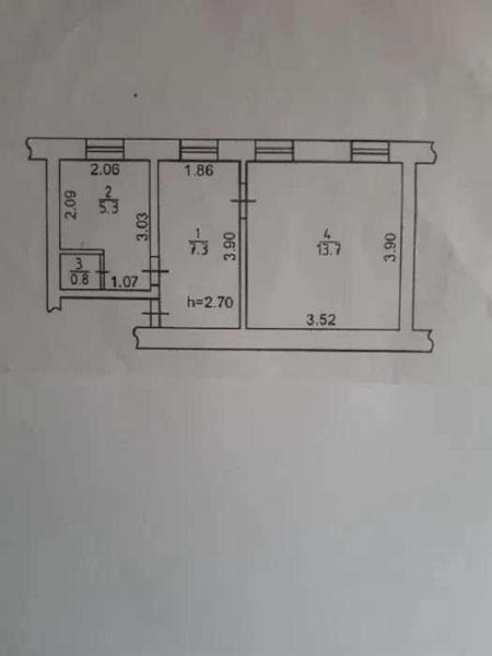 Продам 1-комнатную квартиру