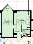 Продам 1-кімнатну квартиру в новобудові, ЖК Delmar, 52 м², без ремонту