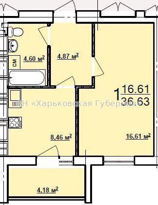 Продам 1-комнатную квартиру в новостройке, ЖК «Архитекторов»