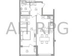 Продам 1-кімнатну квартиру в новобудові, ЖК Greenville на Печерську, 63.70 м², без ремонту