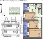Продам 3-кімнатну квартиру в новобудові, ЖК Чарівне Місто, 71 м², без ремонту