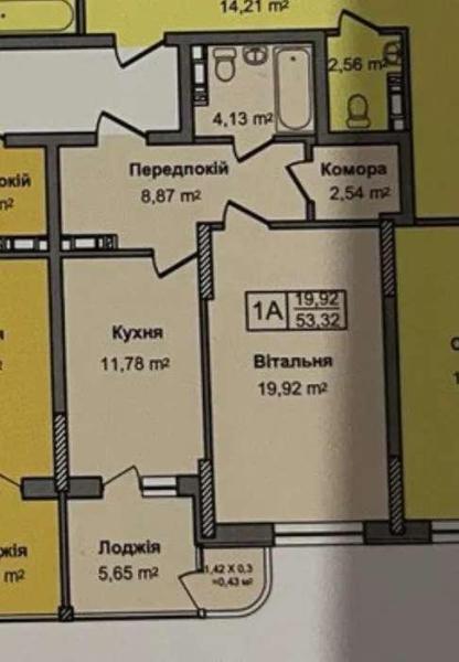 Продам 1-кімнатну квартиру в новобудові, ЖК «Міністерський»