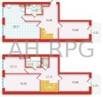 Продам 4-кімнатну квартиру в новобудові, ЖК Чарівне Місто, 129.39 м², без ремонту