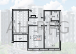 Продам 2-кімнатну квартиру, ЖК Navigator 2, 72.39 м², косметичний ремонт
