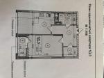 Продам 1-комнатную квартиру, 56.07 м², без ремонта