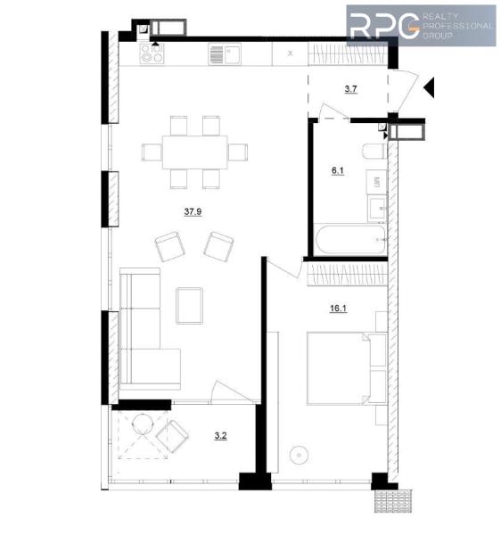 Продам 1-кімнатну квартиру, ЖК Русанівська Гавань