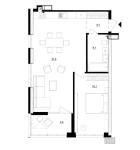 Продам 1-кімнатну квартиру, ЖК Русанівська Гавань, 67 м², без ремонту