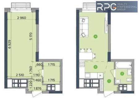 Продам 1-кімнатну квартиру, ЖК&nbsp;Метрополіс