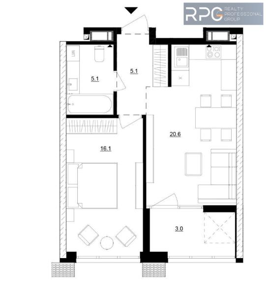 Продам 1-кімнатну квартиру, ЖК Русанівська Гавань