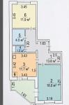 Продам 2-комнатную квартиру в новостройке, 67 м², евроремонт