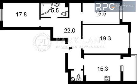Продам 3-кімнатну квартиру, ЖК Русанівська Гавань