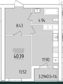 Продам 1-кімнатну квартиру в новобудові, ЖК&nbsp;67&nbsp;Перлина