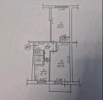 Продам 2-комнатную квартиру, 44 м², частичный ремонт