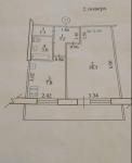 Продам 1-комнатную квартиру, 33.80 м², советский ремонт