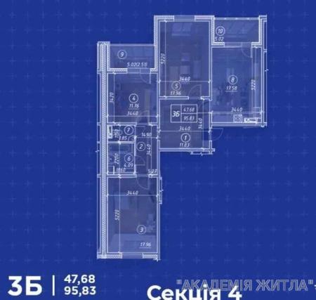 Продам 3-комнатную квартиру в новостройке, ЖК Navigator