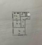 Продам 2-кімнатну квартиру, ЖК Метрополія, 60.30 м², без внутрішніх робіт