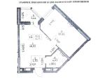 Продам 1-комнатную квартиру, ЖК Polaris Home&Plaza, 44 м², без отделочных работ