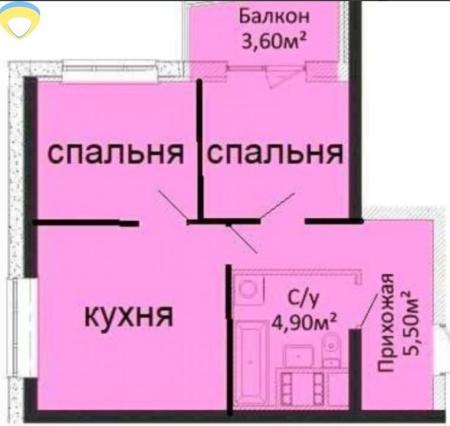 Продам квартиру несданный новострой, ЖК «Четыре сезона»