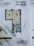 Продам 1-кімнатну квартиру, 43 м², без внутрішніх робіт