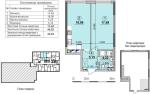 Продам 1-комнатную квартиру в новостройке, ЖК Seven, 45 м², без внутренних работ