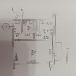 Продам 1-комнатную квартиру, 35 м², без ремонта