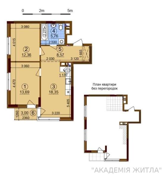 Продам 2-комнатную квартиру в новостройке, ЖК&nbsp;Варшавский&nbsp;2