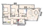 Продам 3-комнатную квартиру, ЖК&nbsp;Метрополис, 93.22 м², без внутренних работ