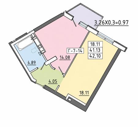 Продам 1-кімнатну квартиру, ЖК&nbsp;«Континент»