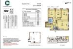 Продам 3-кімнатну квартиру, ЖК&nbsp;Варшавський&nbsp;3, 87 м², без внутрішніх робіт