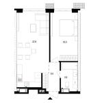 Продам 1-кімнатну квартиру, ЖК Русанівська Гавань, 54 м², без ремонту