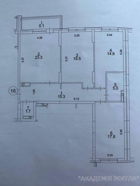 Продам 3-комнатную квартиру в новостройке, ЖК&nbsp;«OK'LAND»