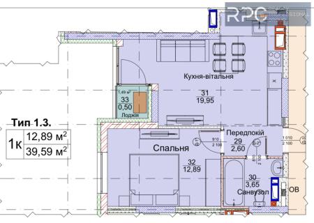 Продам 1-кімнатну квартиру, ЖК Метрополія 2