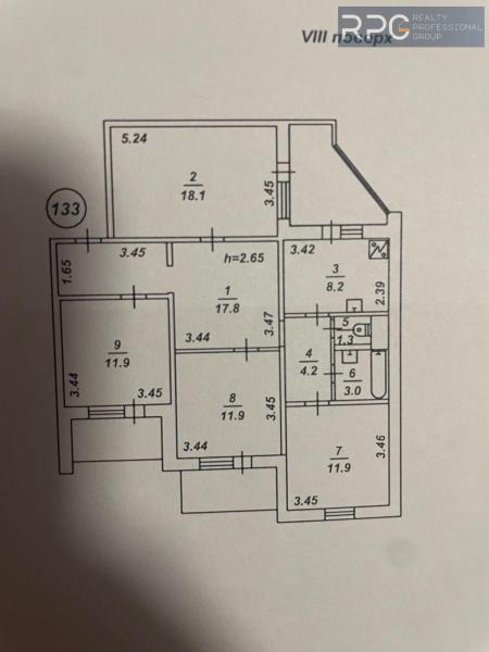 Продам 4-кімнатну квартиру