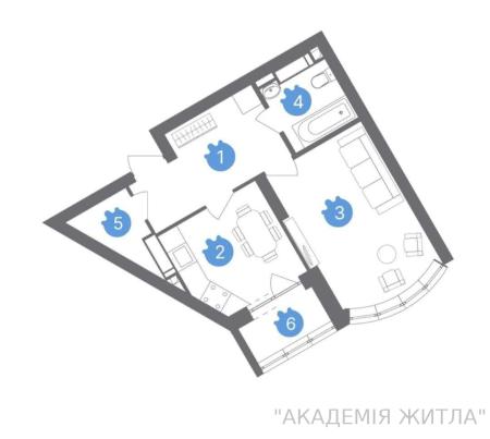 Продам 1-комнатную квартиру, ЖК&nbsp;Family&nbsp;&&nbsp;Friends