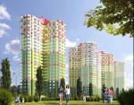 Продам 1-комнатную квартиру, ЖК&nbsp;ул.&nbsp;Семьи&nbsp;Сосниных,&nbsp;4а, 49.76 м², без внутренних работ