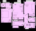 Продам 2-кімнатну квартиру, ЖК Hello House, 51.32 м², без ремонту