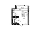 Продам 1-кімнатну квартиру в новобудові, ЖК ParkLand, 27.46 м², без внутрішніх робіт