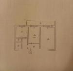 Продам 2-кімнатну квартиру, 52 м², без ремонту
