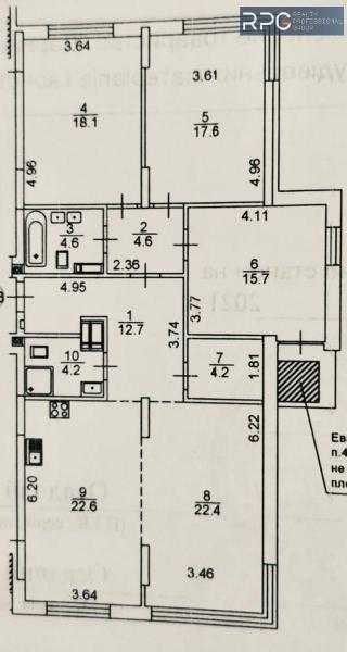 Продам 3-кімнатну квартиру, ЖК&nbsp;Русанівська&nbsp;Гавань