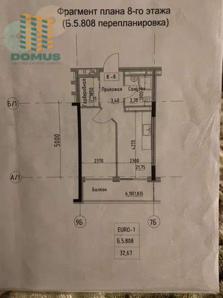 Продам 1-кімнатну квартиру, ЖК «Простір на Донського»