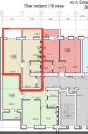 Продам 1-комнатную квартиру в новостройке, 46.08 м², без внутренних работ