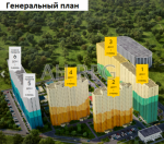 Продам 1-кімнатну квартиру в новобудові, ЖК Одеський бульвар, 40 м², без оздоблювальних робіт