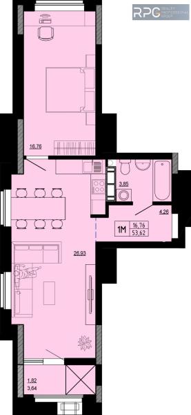 Продам 1-кімнатну квартиру в новобудові, ЖК Hello House