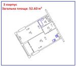 Продам 1-кімнатну квартиру, ЖК Manhattan City, 52.60 м², без ремонту